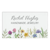 Floral Jeweler Namenschild (Vorderseite)