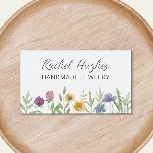 Floral Jeweler Namenschild