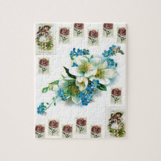 Floral Jigsaw Puzzle (Vertikal)