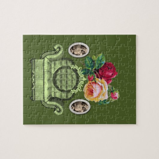 Floral Jigsaw Puzzle (Horizontal)