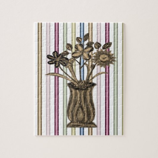 Floral Jigsaw Puzzle (Vertikal)