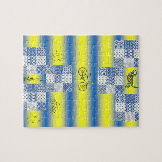 Floral Jigsaw Puzzle (Horizontal)