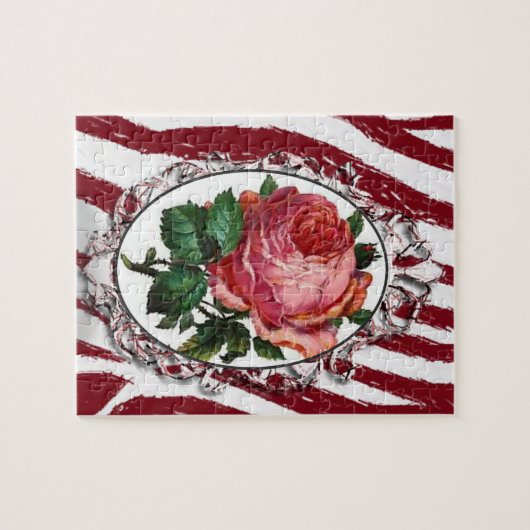 Floral Jigsaw Puzzle (Horizontal)