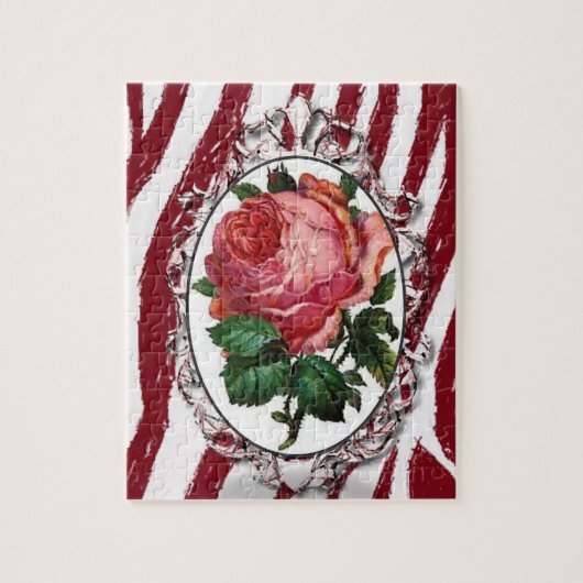 Floral Jigsaw Puzzle (Vertikal)