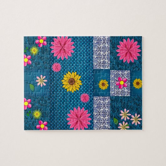 Floral Jigsaw Puzzle (Horizontal)