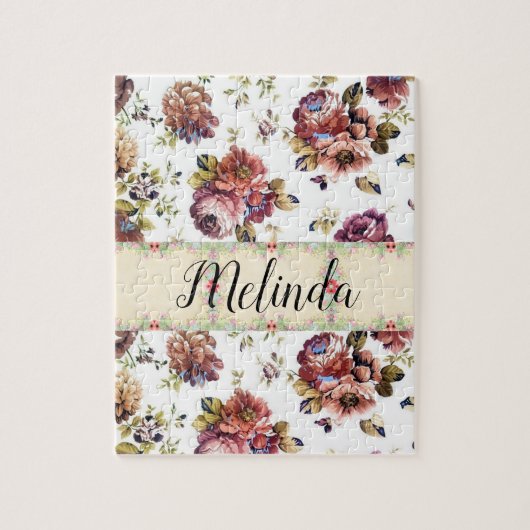 Floral Jigsaw Puzzle (Vertikal)