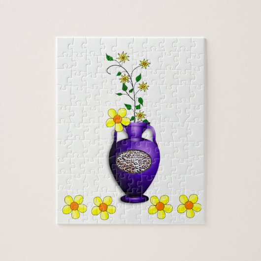 Floral Jigsaw Puzzle (Vertikal)