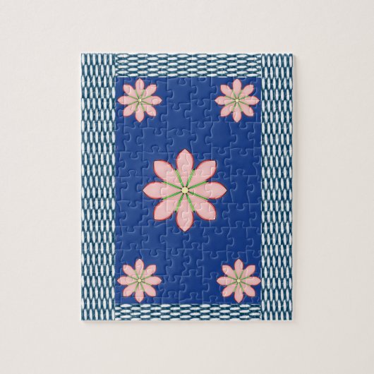 Floral Jigsaw Puzzle (Vertikal)