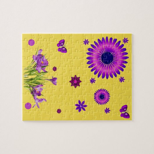 Floral Jigsaw Puzzle (Horizontal)