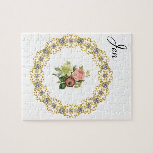 Floral Jigsaw Puzzle (Horizontal)