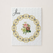 Floral Jigsaw Puzzle (Vertikal)