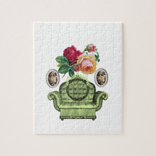 Floral Jigsaw Puzzle (Vertikal)
