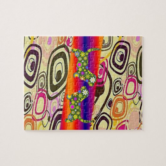 Floral Jigsaw Puzzle (Horizontal)