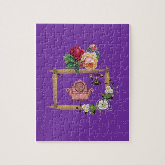 Floral Jigsaw Puzzle (Vertikal)