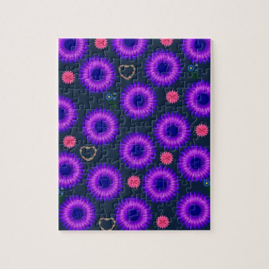 Floral Jigsaw Puzzle (Vertikal)