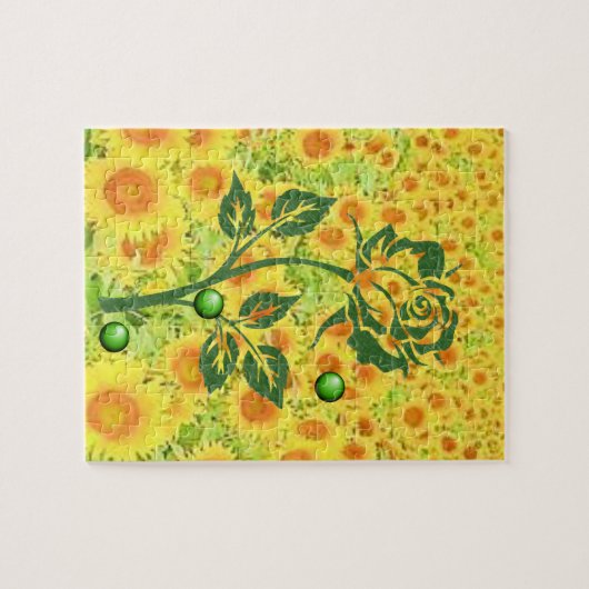 Floral Jigsaw Puzzle (Horizontal)