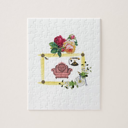Floral Jigsaw Puzzle (Vertikal)