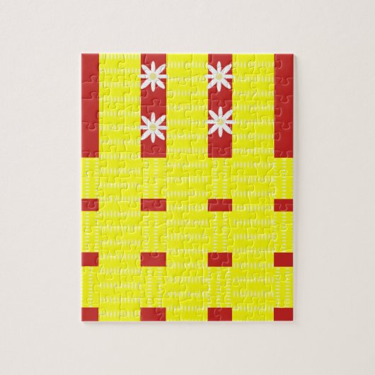 Floral Jigsaw Puzzle (Vertikal)