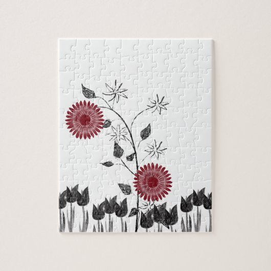 Floral Jigsaw Puzzle (Vertikal)