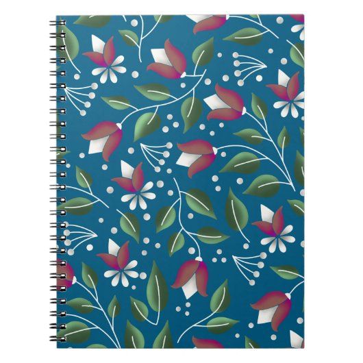 Floral Journaling Notebook Notizblock (Vorderseite)