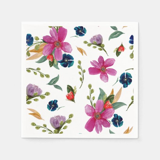 Floral Joyeaux Signature Napkins Serviette (Vorderseite)