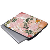 Floral Jumpsuit Laptopschutzhülle (Vorne Knopf)