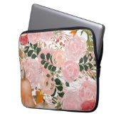 Floral Jumpsuit Laptopschutzhülle (Vorderseite Links)