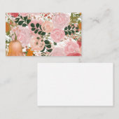 Floral Jumpsuit Visitenkarte (Vorne/Hinten)