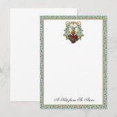 Floral Jungfrau Mary Katholic Religious Danke  (Vorne/Hinten)