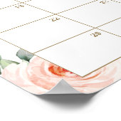 Floral Jungle Animals Raten Baby's Ankunft Spiel Poster (Ecke)