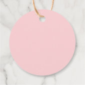 Floral Jungle Safari Baby Dusche Vielen Dank Geschenkanhänger (Rückseite)