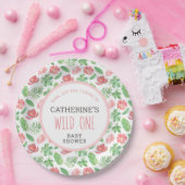 Floral Jungle Safari Baby Dusche Vielen Dank Pappteller (Party)