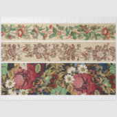 Floral Junk Journal Hintergrund Expanders Seidenpapier (Vorderseite)