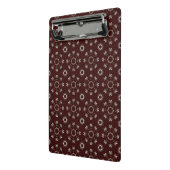 Floral Kabul Coffee Light Flash Mini Klemmbrett (Gewinkelt2)