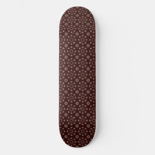 Floral Kabul-Kaffee Skateboard
