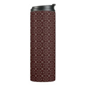 Floral Kabul-Kaffeetank Thermosbecher (Nach links gedreht)