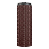 Floral Kabul-Kaffeetank Thermosbecher (Rückseite)
