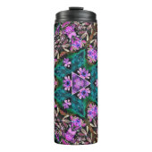 Floral Kaleidoskop Thermosbecher (Vorderseite)