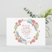 floral karte (Stehend Vorderseite)