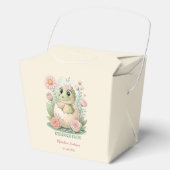 Floral kawaii Baby Alligator Bruteier - Mädchen Geschenkschachtel (Vorderseite)