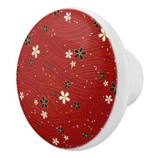 floral keramikknauf (Rechts)