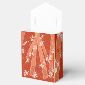 Floral Kimono Muster Coral Geschenkschachtel (Geöffnet)
