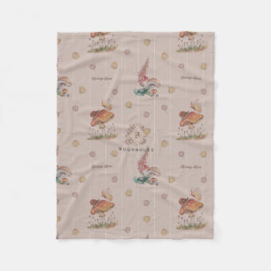 Floral Kinderzimmer Whimsical Print Babydecke Fleecedecke