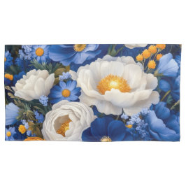 Floral King Pair Pillowcases Kissenbezug