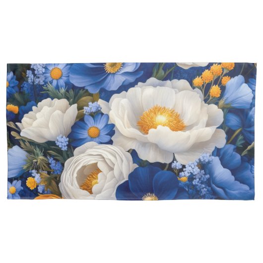 Floral King Single Pillowcase Kissenbezug (Vorderseite)