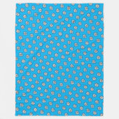 Floral KiniArt Fleece Blanket (Vorderseite)