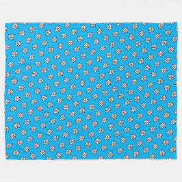 Floral KiniArt Fleece Blanket