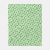 Floral KiniArt Fleece Blanket (Vorderseite)