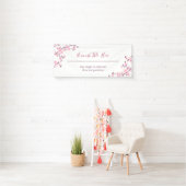 Floral Kirschblüten-Weiß Geschäftlich Banner (Insitu)