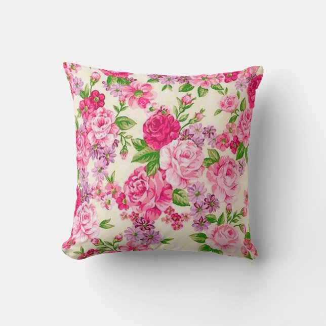 floral kissen (Vorderseite)